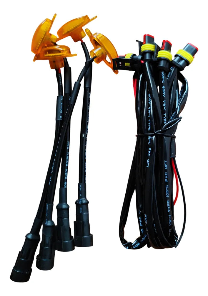 🔥 Luces LED de Parrilla para Carro (X4) – Oferta Especial
