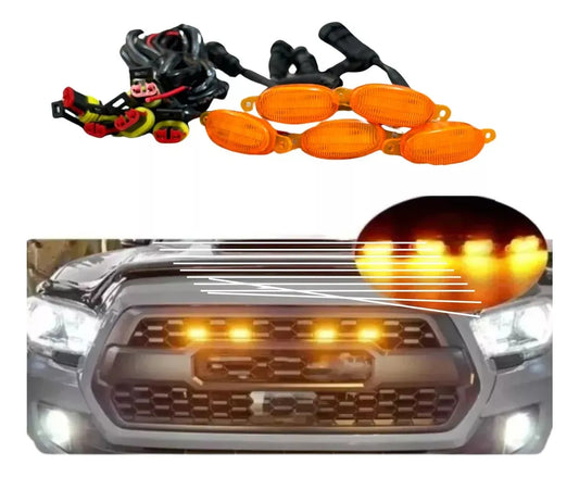 🔥 Luces LED de Parrilla para Carro (X4) – Oferta Especial